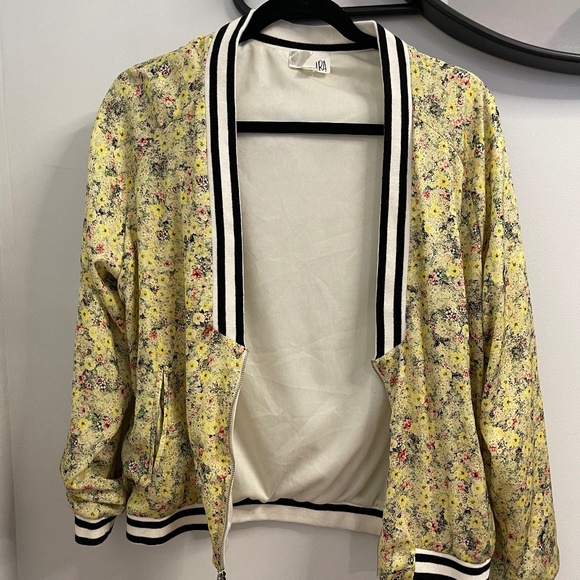 Silk Floral Bomber - Picture 1 of 4